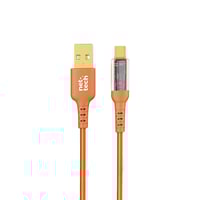 Nettech NTDC34 Plastik 100 Cm TypeC Şarj ve Data Kablosu (Turuncu) NT108303
