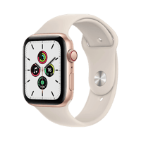 Apple Watch SE  Alüminyum  44mm  Cellular  Altın