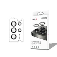 Galaxy S25 Ultra Zore CL12 Premium Safir Parmak İzi Bırakmayan AntiReflective Kamera Lens Koruyucu  Siyah