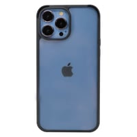 Nettech Apple iPhone 13 Pro Max Uyumlu Sparta Seri Arka Koruma Kılıf (Siyah) NT95435