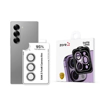 Galaxy Z Fold 6 Zore CL11 Safir Parmak İzi Bırakmayan AntiReflective Kamera Lens Koruyucu Gümüş