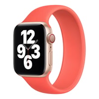 Nettech Apple Watch Seri 40/38 mm Uyumlu Silikon Kordon (Turuncu) NT85358