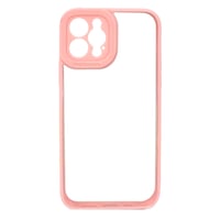 Nettech Apple iPhone 12 Pro Uyumlu Güçlü Kamera Koruma Arka Koruma Kılıf (Pembe) NT92062