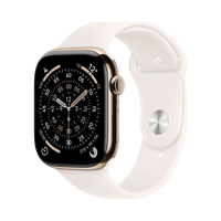 Apple Watch Series 11  Titanyum  46mm  GPS + Cellular  Altın