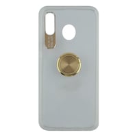 Nettech Samsung Galaxy A20 Uyumlu Doris Ring Arka Koruma Kılıf (Şeffaf) VR14948