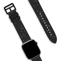 Nettech Apple Watch Seri 40/38 mm Uyumlu Deri Kordon (Siyah) NT112127