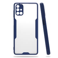 Nettech Samsung Galaxy M51 Uyumlu Platin Seri Arka Koruma Kılıf (Lacivert) NT86383