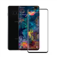 Nettech Samsung Galaxy S10 Plus Uyumlu Ön Koruma Polymer Nano Ekran Koruyucu (Siyah) VR14910