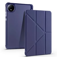 Xiaomi Redmi Pad SE 8.7 Kılıf Zore Tri Folding Kalem Bölmeli Standlı Kılıf  Lacivert