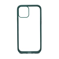 Nettech Apple iPhone 12 Pro Uyumlu Crystal Hybrid Seri Arka Koruma Kılıf (Yeşil) NT88859