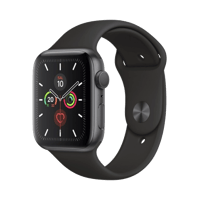 Apple Watch Series 5  Alüminyum  44mm  GPS  Gece yarısı