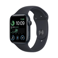 Apple Watch SE 2  Alüminyum  44mm  GPS  Gece Yarısı