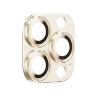 Nettech Apple iPhone 13 Pro Max Uyumlu Metalik Seri Kamera Cam Koruyucu (Gold) NT92506