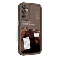 Galaxy A05S Kılıf Kamera Korumalı Baskılı Arka Yüzey Zore Klas Kapak  Koyu Kahve