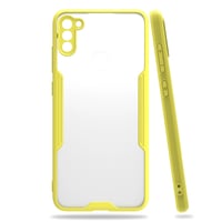 Nettech Samsung Galaxy A11 Uyumlu Platin Seri Arka Koruma Kılıf (Sarı) NT86341