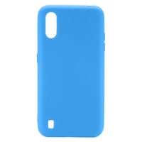 Nettech Samsung Galaxy A01 Uyumlu Nano Arka Koruma Kılıf (Mavi) VR20685
