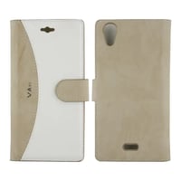 Nettech Uyumlu Kapaklı Kılıf Kapaklı Kılıf (Krem) NT9975