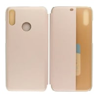 Huawei Huawei Y7 Prime 2019 Uyumlu Smart View Kapaklı Kılıf (Pembe) VR17843