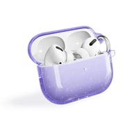 Apple Airpods Pro 2 Zore Allstar Airbag 32 Parlayan Simli Saydam Renkli Kılıf  Mor