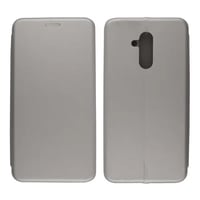 Nettech Huawei Mate 20 Lite Uyumlu Lüx Seri Kapaklı Kılıf (Gri) VR18231