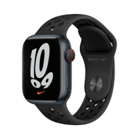 Apple Watch Series 7 Nike  Alüminyum  41mm  Cellular  Gece Yarısı