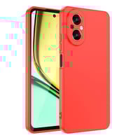 Realme 12 Lite Kılıf Zore Mara Lansman Kapak  Kırmızı