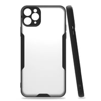 Nettech Apple iPhone 11 Pro Uyumlu Platin Seri Arka Koruma Kılıf (Siyah) NT86277