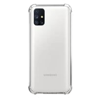 Nettech Samsung Galaxy M51 Uyumlu Rarroz Seri Arka Koruma Kılıf (Şeffaf) NT88102