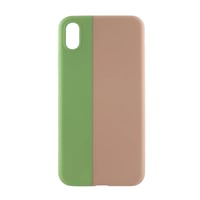 Nettech Apple iPhone XS Max Uyumlu Manyetik Nature Seri Arka Koruma Kılıf (YeşilPembe) VR19624