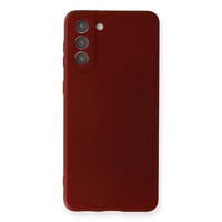Nettech Samsung Galaxy S21 Plus Uyumlu Suide Arka Koruma Kılıf (Bordo) NT84363