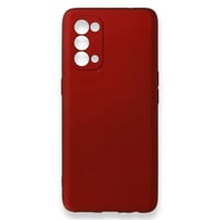 Nettech Oppo Reno 5 Pro Uyumlu Suide Arka Koruma Kılıf (Bordo) NT84334