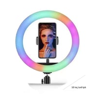 Rgb Led MJ26 Ringlight 10 inç Led Işık (Çeşitli Renk) NT96252