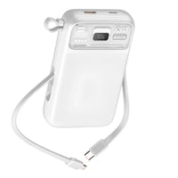 Nettech NTPW35 PD 20W + 22.5W 15W 20000 MAh Taşınabilir Powerbank (Beyaz) NT104929