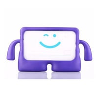 Nettech Apple iPad Pro 11 inç Uyumlu Standlı Smile Arka Koruma (Mor) NT104951