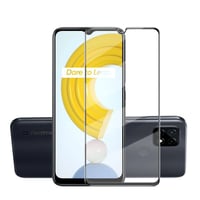 Nettech Realme C21 Uyumlu Ön Koruma Seramik Nano Ekran Koruyucu (Siyah) NT90145