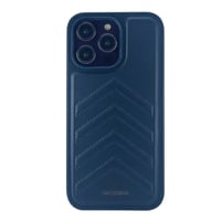 Nettech Apple iPhone 14 Pro Uyumlu Lynko Co Deri Seri Arka Koruma Kılıf (Mavi) NT101720