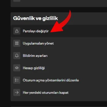 Spotify Şifre Değiştirme Nasıl Yapılır?