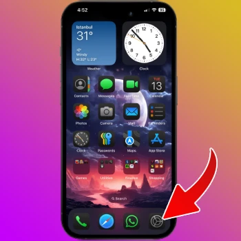iPhone Ayarlar Uygulamasına Girin