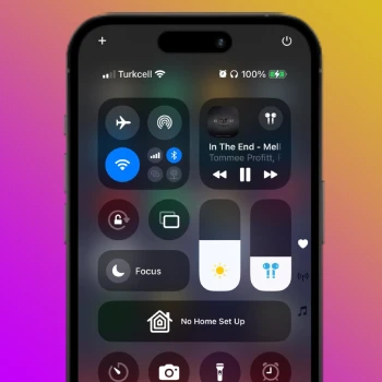 iOS 18.1 Kontrol Merkezi Değişikliği