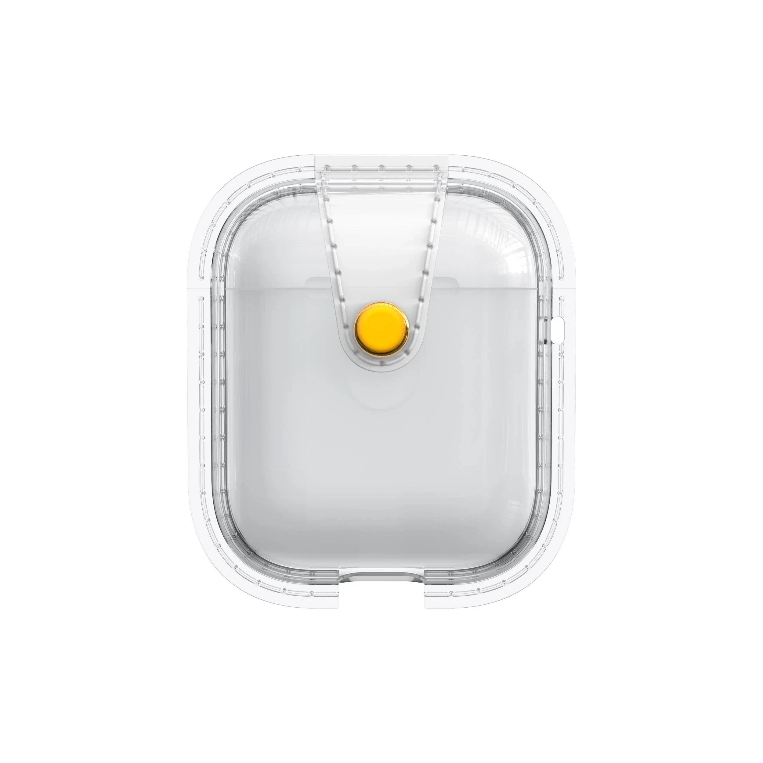 Apple Airpods Zore Airbag 33 Darbelere Karşı Dayanıklı Magnetik Kılıf - Şeffaf