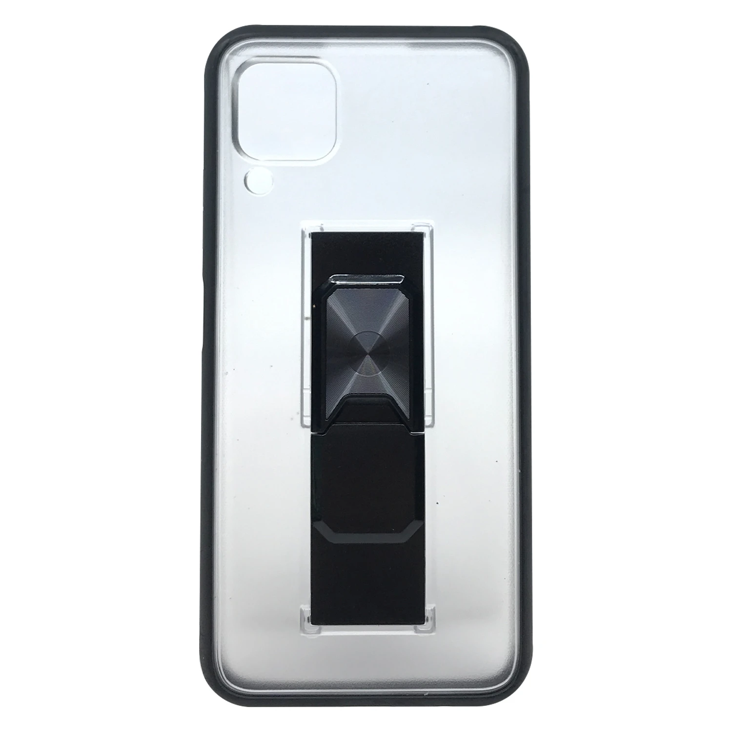 Nettech Huawei P40 Lite Uyumlu MicroCase Mıknatıs Yüzüklü Arka Koruma Kılıf (Beyaz) NT-87078
