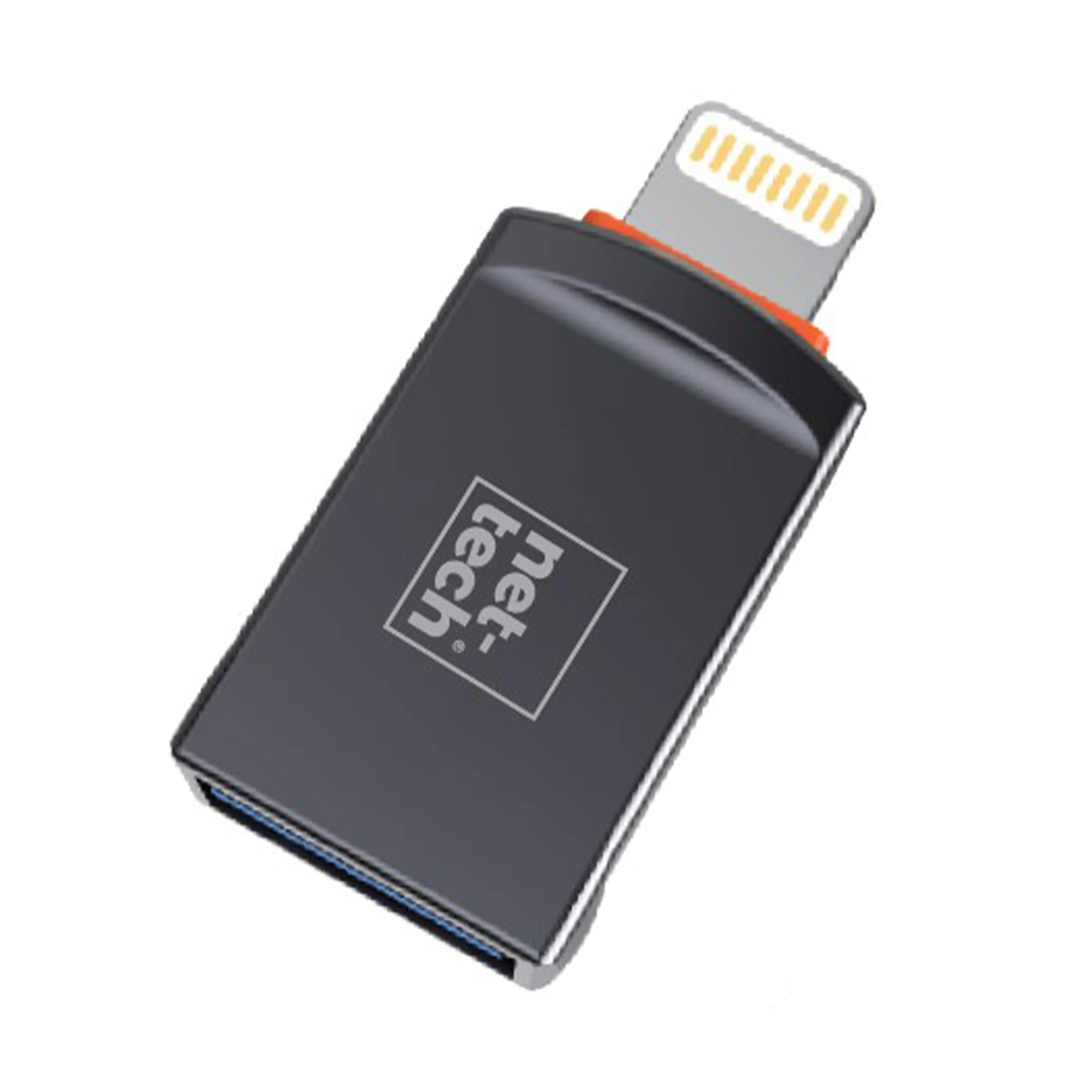 Nettech NT-OT05 USB To Lightning Dönüştürücü (Siyah) NT-100957