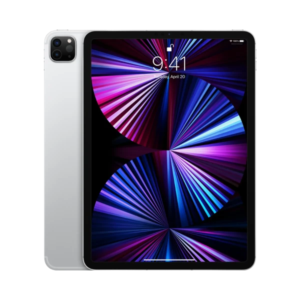 Apple iPad Pro 11" (3. Nesil) - 128 GB - 11" - Cellular - Gümüş - 1