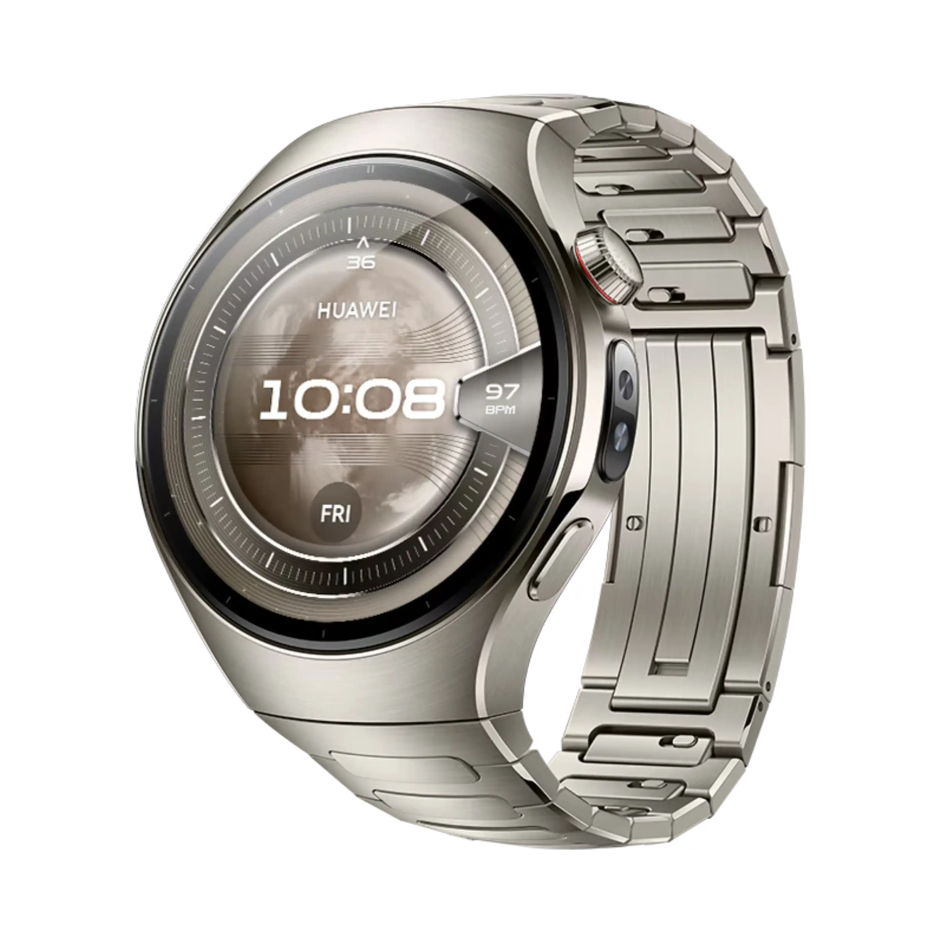 Huawei Watch 5 - Titanyum - 46mm - Wi-Fi - Titanyum