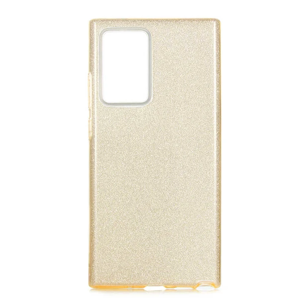Galaxy Note 20 Ultra Kılıf Zore Shining Silikon - Gold - 1