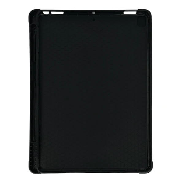 Nettech Apple iPad 7. Nesil 10.2 Inch Uyumlu Premium Smart 360 Kalem Yuvalı Kapaklı Kılıf (Siyah) NT-93227 - 3