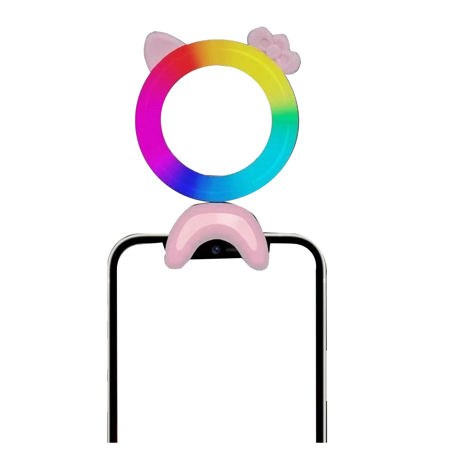 Rgb Led Q18 Led Telefon Üstü Mini RingLİght NT-91130
