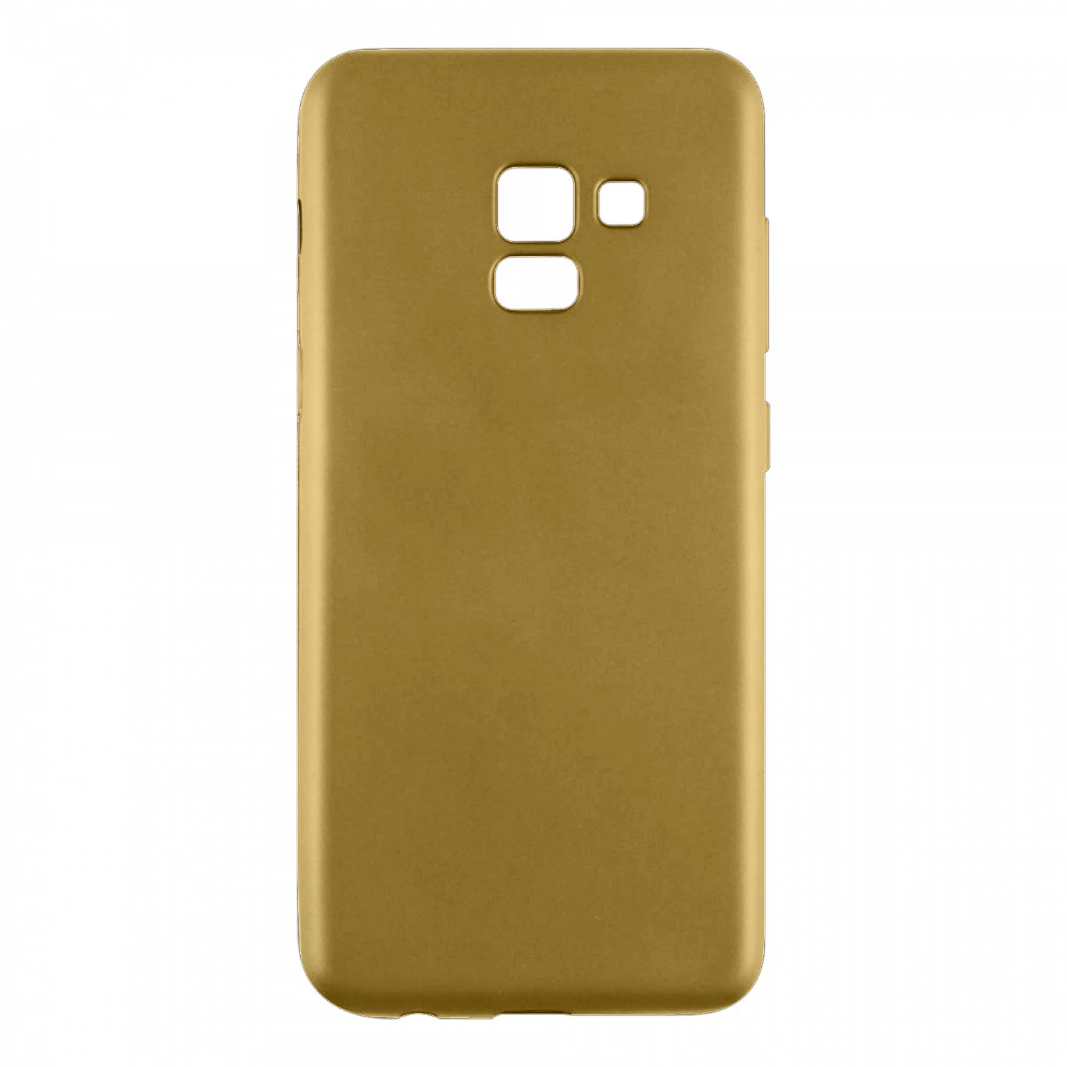 Nettech Samsung Galaxy A5 2018 Uyumlu Suide Arka Koruma Kılıf (Gold) VR-11100