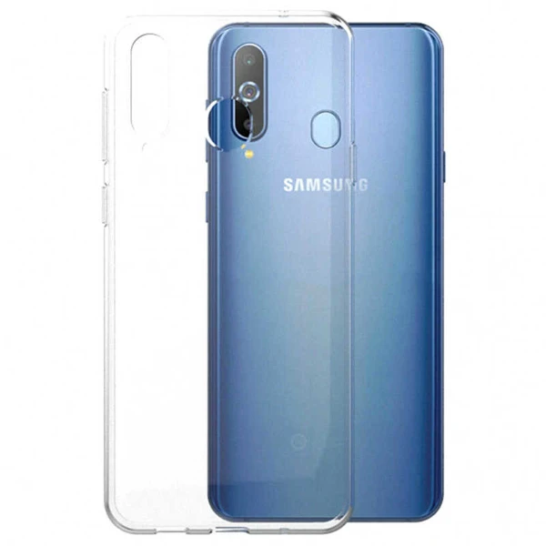 Galaxy M30 Kılıf Zore Süper Silikon Kapak - Renksiz - 1