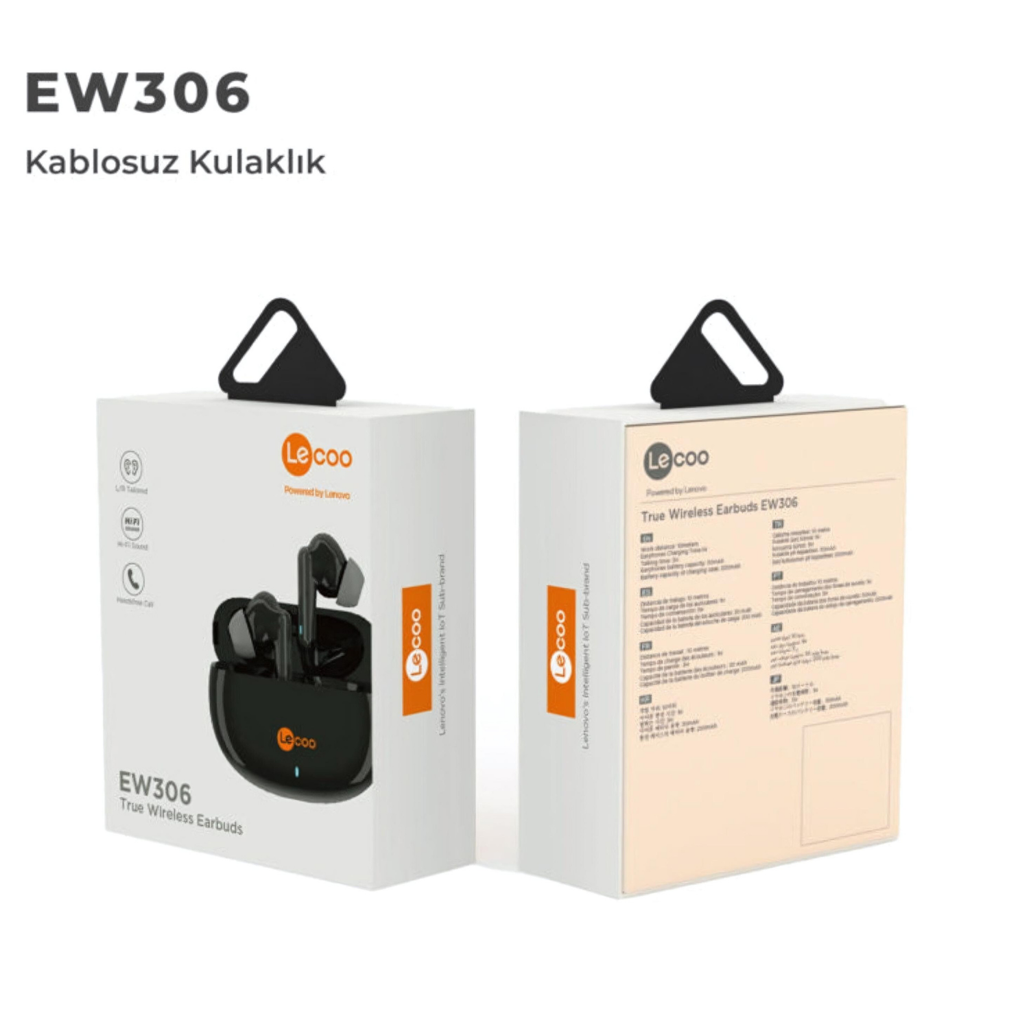 Lenovo Lecoo EW306 Kulakiçi Bluetooth Kulaklık (Siyah) NT-111251